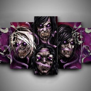 Escape The Fate 2 - Music 5 Panel Canvas Art Wall Decor