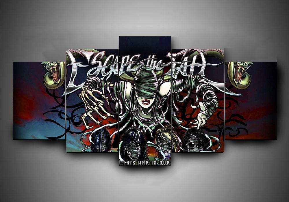 Escape The Fate - Music 5 Panel Canvas Art Wall Decor Escape The Fate - Music 5 Panel Canvas Art Wall Decor
