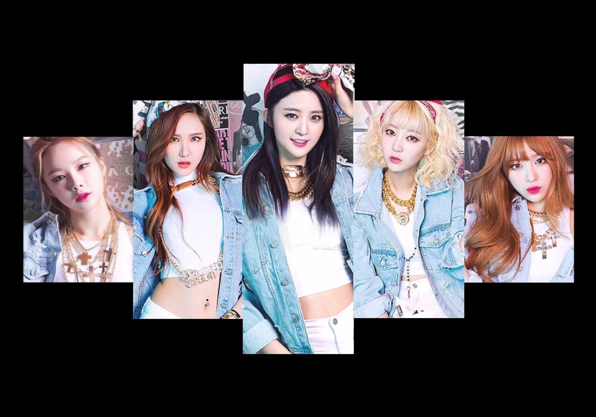 Exid #1 - Movie 5 Panel Canvas Art Wall Decor Exid #1 - Movie 5 Panel Canvas Art Wall Decor