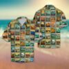 Explore 60 National Parks Hawaiian Shirt Summer Button Up