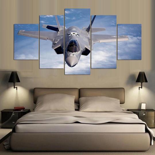 F-35 - Aircraft Canvas Wall Art F-35 - Aircraft Canvas Wall Art