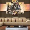Fairy Tale - Anime 5 Panel Canvas Art Wall Decor