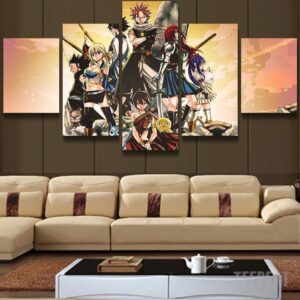 Fairy Tale - Anime 5 Panel Canvas Art Wall Decor