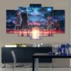 Fairytale “Fade Into Sunset” - Anime 5 Panel Canvas Art Wall Decor
