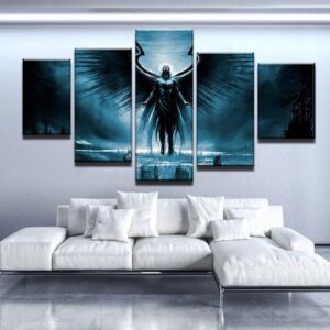 Fallen Angel - Movie 5 Panel Canvas Art Wall Decor