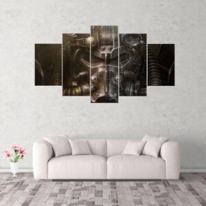 Fallout 6 - Gaming 5 Panel Canvas Art Wall Decor