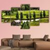 Family Homestead From Northern Colorado - Nature 5 Panel Canvas Art Wall Decor
