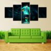Famous Football Star - Famous Person 5 Panel Canvas Art Wall Decor