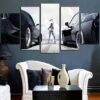 Fast And Furious Racing Cars - Movie 5 Panel Canvas Art Wall Decor