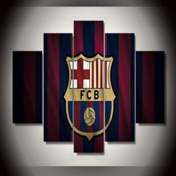 Fc Barcelona 1 - Sport 5 Panel Canvas Art Wall Decor Fc Barcelona 1 - Sport 5 Panel Canvas Art Wall Decor
