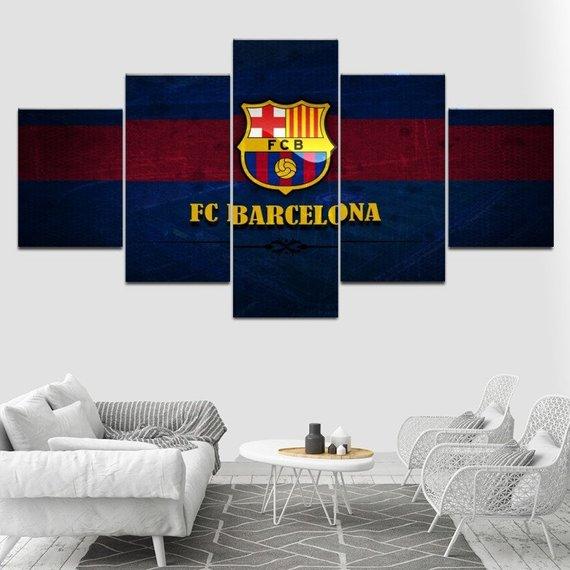 Fc Baselona Footballclub Basel - Sport 5 Panel Canvas Art Wall Decor Fc Baselona Footballclub Basel - Sport 5 Panel Canvas Art Wall Decor