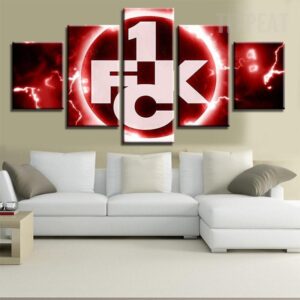 Fc Kaiserslautern Sports Team - Sport 5 Panel Canvas Art Wall Decor