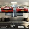 Ferrari F50 Enzo 1 - Automative 5 Panel Canvas Art Wall Decor