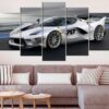Ferrari Fxx K Supercar - Luxury Cars Garage High Quality - Automative 5 Panel Canvas Art Wall Decor