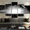 Festival Crowd - Music 5 Panel Canvas Art Wall Decor