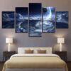 Fiction - Space 5 Panel Canvas Art Wall Decor