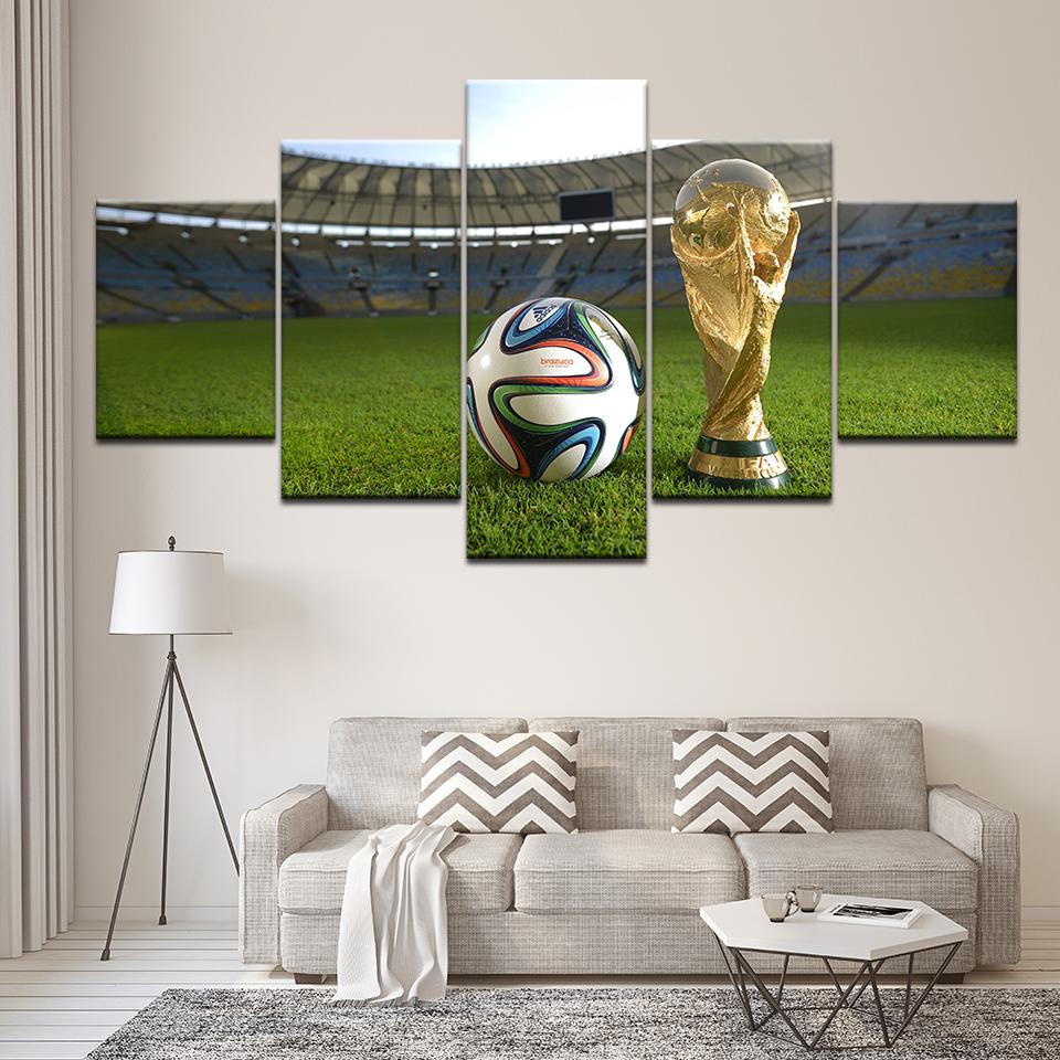 Fifa World Cup Sport - Sport 5 Panel Canvas Art Wall Decor Fifa World Cup Sport - Sport 5 Panel Canvas Art Wall Decor