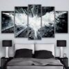 Fine Dark Knight DC - 5 Panel Canvas Art Wall Decor