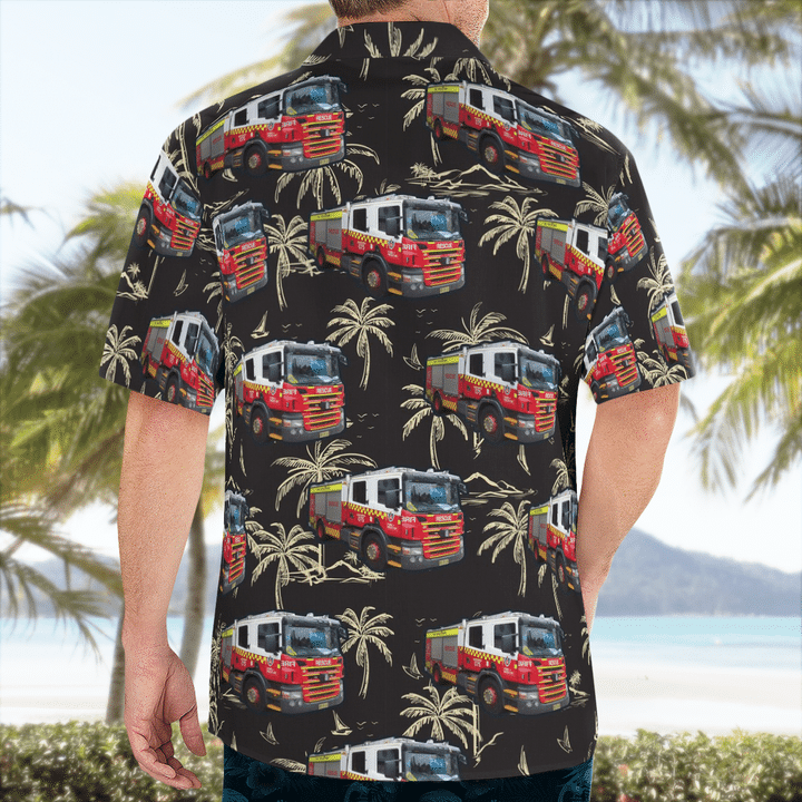 Fire And Rescue Nsw Pumper Hawaiian Shirt Fire And Rescue Nsw Pumper Hawaiian Shirt