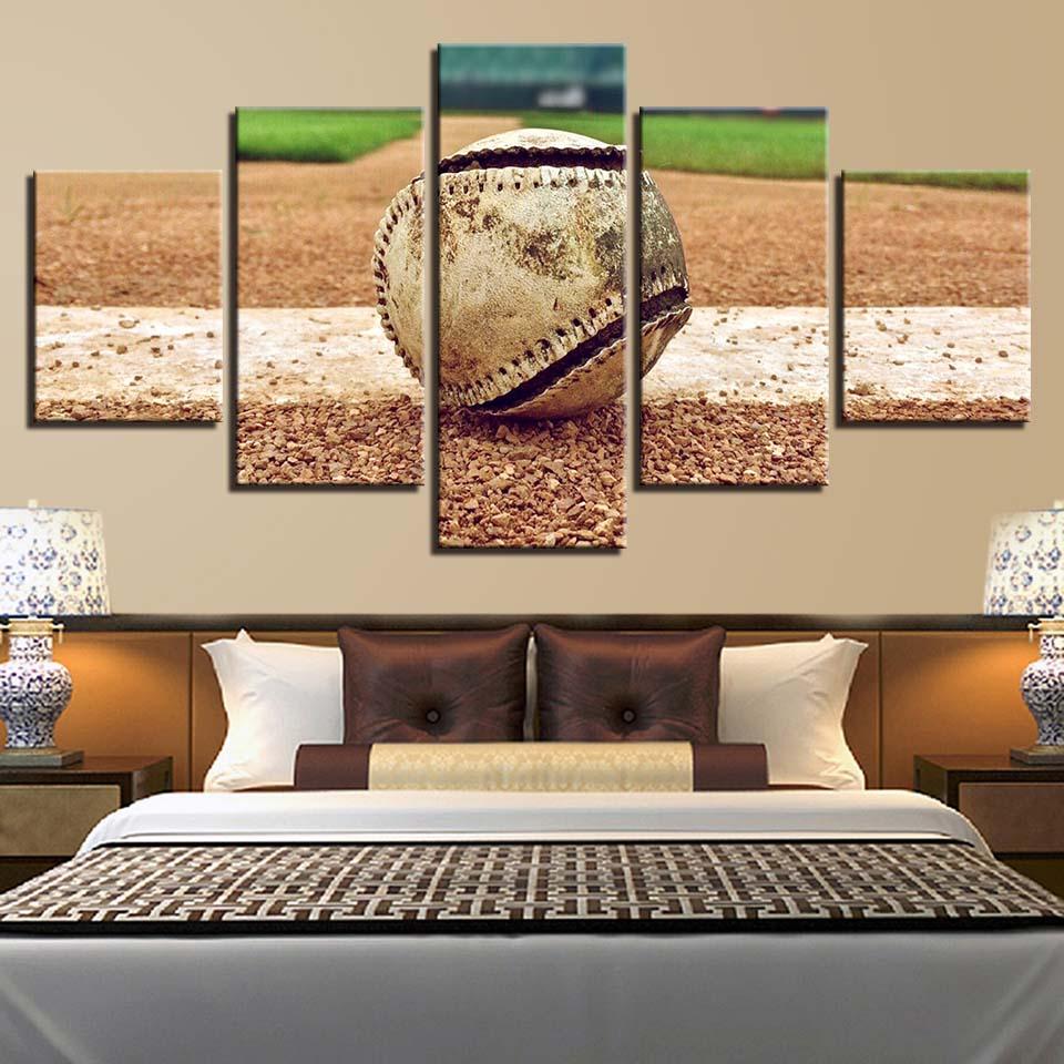 Fitness Movement 3 - Sport 5 Panel Canvas Art Wall Decor Fitness Movement 3 - Sport 5 Panel Canvas Art Wall Decor