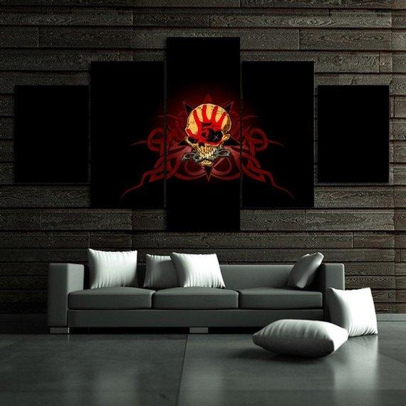 Five Finger Death Punch Rock - Music 5 Panel Canvas Art Wall Decor Five Finger Death Punch Rock - Music 5 Panel Canvas Art Wall Decor