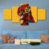 Flash 22 - Gaming 5 Panel Canvas Art Wall Decor