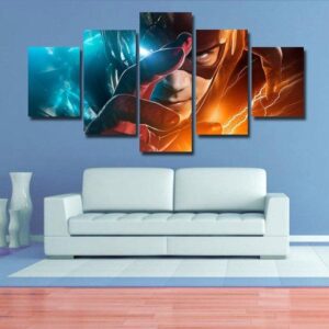 Flash 33 - Movie 5 Panel Canvas Art Wall Decor