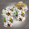 Floral Guinness Beer Summer Vacation Hawaiian Shirt
