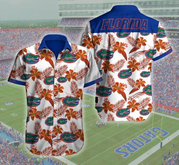 Florida Gators Football 3D Hawaiian Shirt Summer Button Up Florida Gators Football 3D Hawaiian Shirt Summer Button Up
