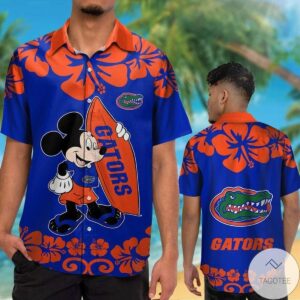 Florida Gators & Mickey Mouse Hawaiian Shirt