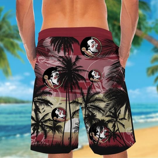 Florida State Seminioles Tropical Hawaiian Shirt Short Florida State Seminioles Tropical Hawaiian Shirt Short