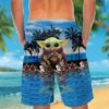 Florida State Seminoles And Baby Yoda Hawaiian Shirt Short