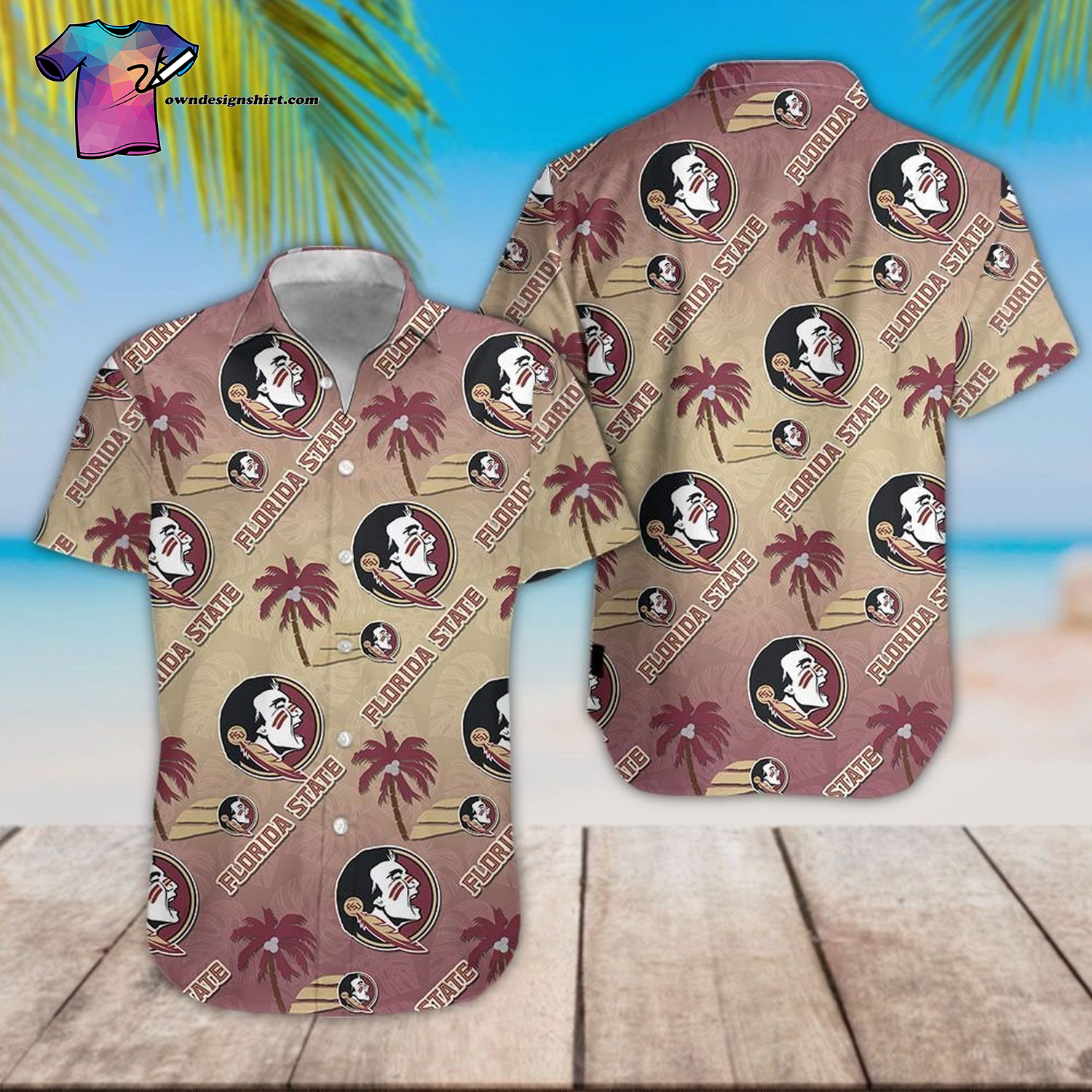 Florida State Seminoles Football Team Hawaiian Shirt Florida State Seminoles Football Team Hawaiian Shirt