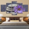 Flower 39 - Nature 5 Panel Canvas Art Wall Decor
