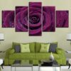 Flower 40 -Nature 5 Panel Canvas Art Wall Decor