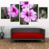 Flower 80 - Nature 5 Panel Canvas Art Wall Decor