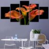 Flower 83 - Nature 5 Panel Canvas Art Wall Decor