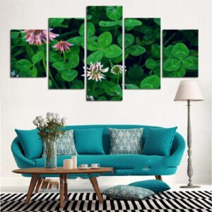 Flower 84 - Nature 5 Panel Canvas Art Wall Decor