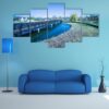 Flower Gardens Hirschstetten In Vienna - Nature 5 Panel Canvas Art Wall Decor