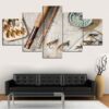 Fly Fishing 02 - Fishing 5 Panel Canvas Art Wall Decor