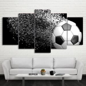Football 50 - Sport 5 Panel Canvas Art Wall Decor