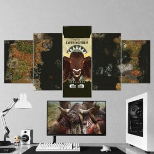 For The Earth Mother - Gaming 5 Panel Canvas Art Wall Decor