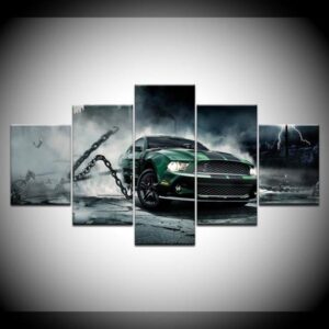 Ford Mustang Shelby Muscle Car - Automative 5 Panel Canvas Art Wall Decor