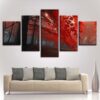Forest Tree Beautiful 3 - Nature 5 Panel Canvas Art Wall Decor