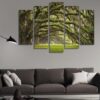 Forest - Nature 5 Panel Canvas Art Wall Decor