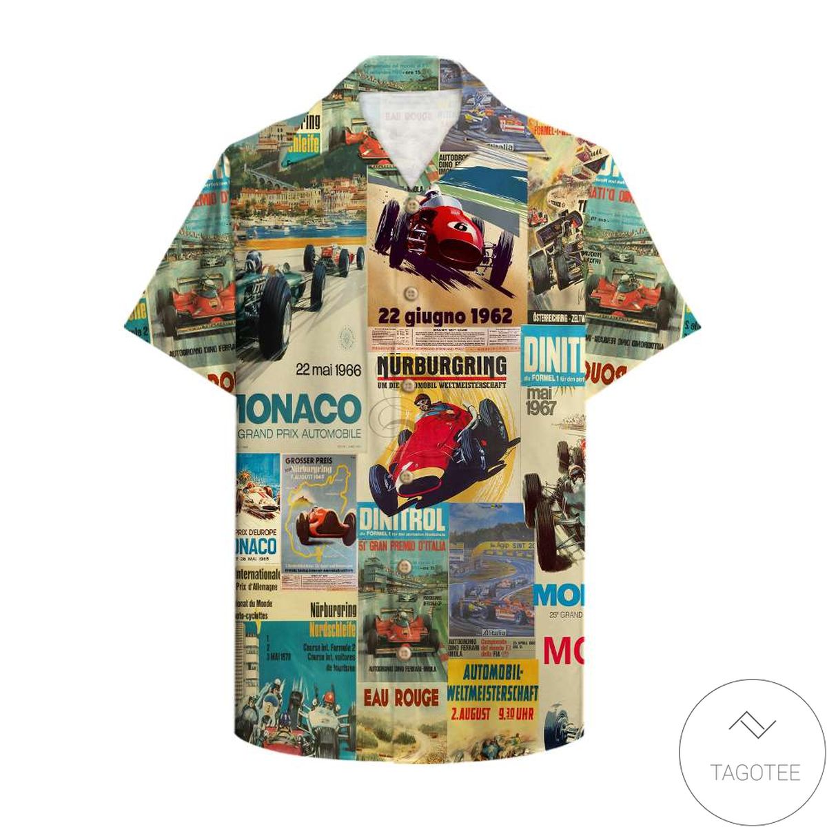 Formula One Hawaiian Shirt Formula One Hawaiian Shirt