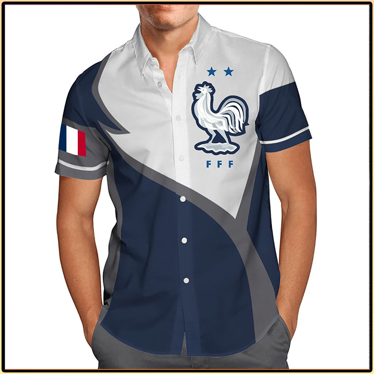 France Football Hawaiian Shirt France Football Hawaiian Shirt