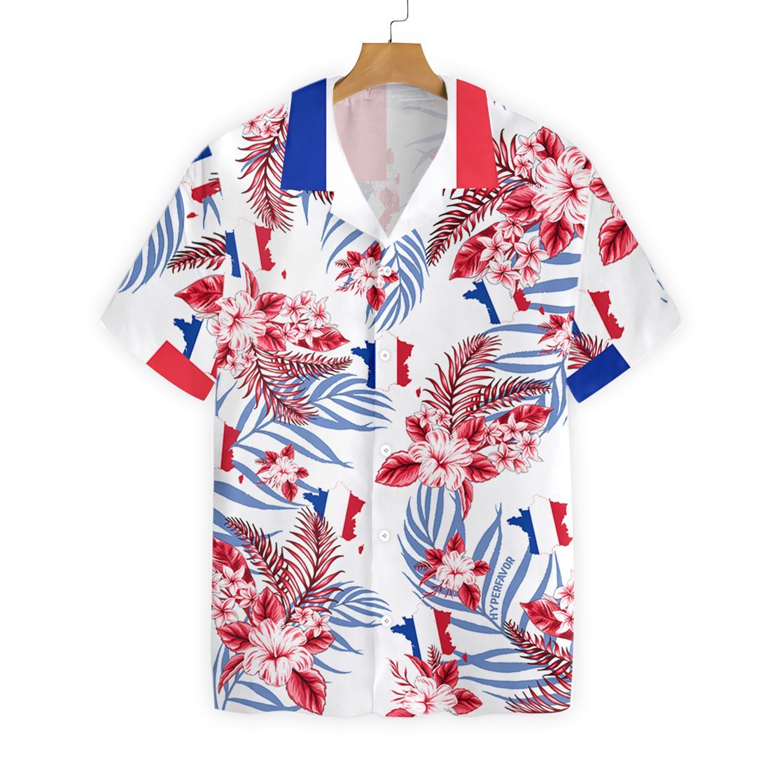 France Hibicus Hawaiian Shirt France Hibicus Hawaiian Shirt