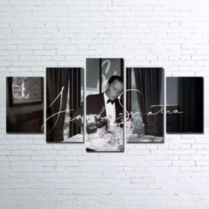 Frank Sinatra Celebrity - 5 Panel Canvas Art Wall Decor