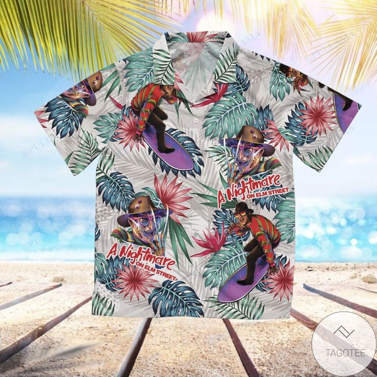 Freddy Krueger A Nightmare On Elm Street Hawaiian Shirt Freddy Krueger A Nightmare On Elm Street Hawaiian Shirt